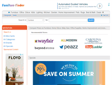 Tablet Screenshot of furniturefinder.biz